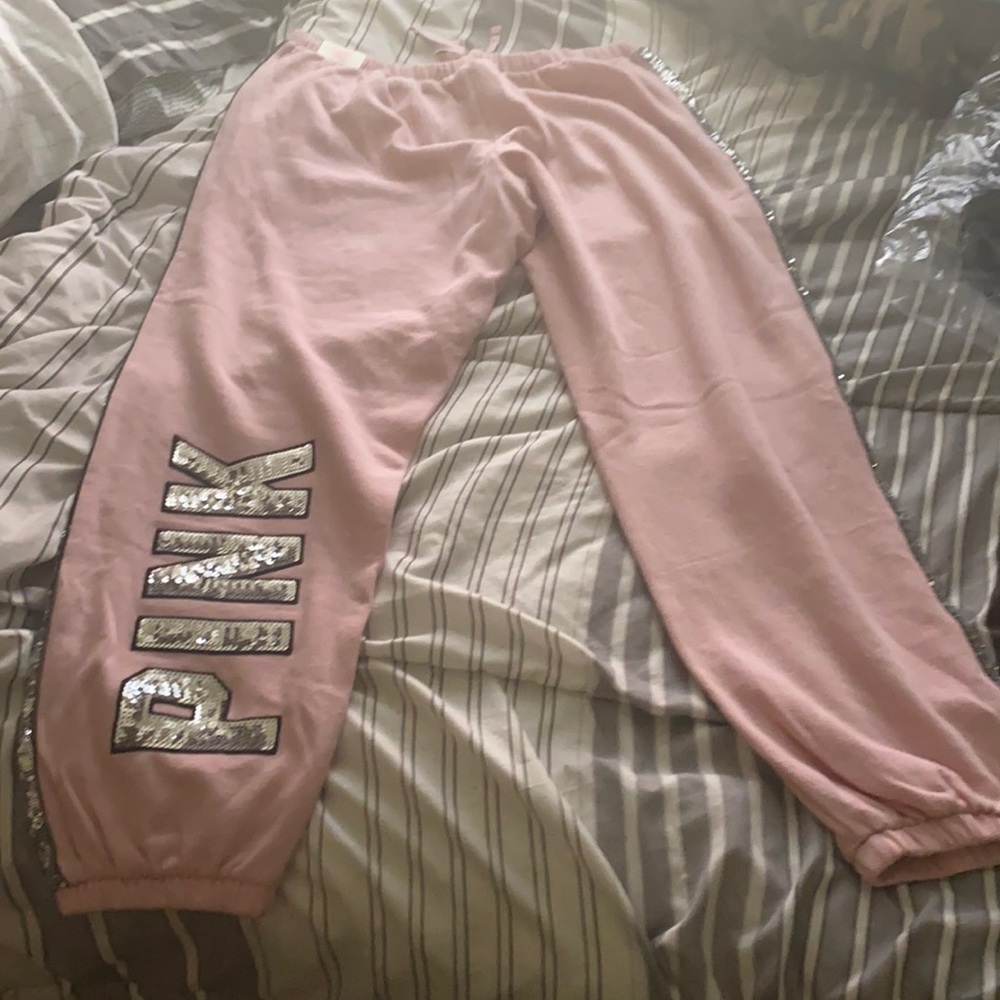Pink sweats